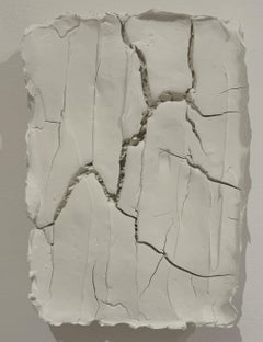 Ragisména series White M11, Abstract Wall Sculpture