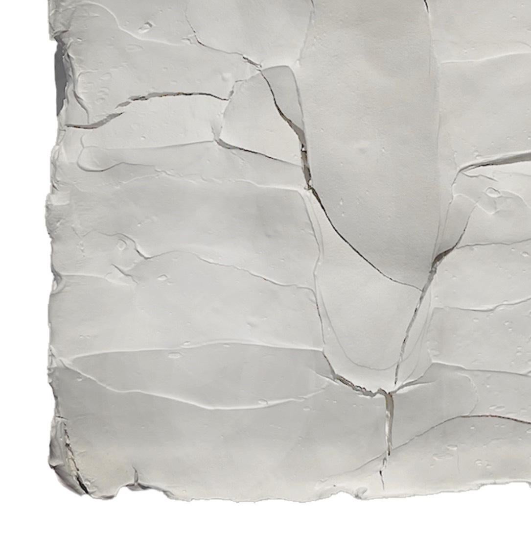 Ragisména series White M5, Abstract wall Sculpture For Sale 1