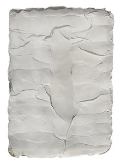 Ragisména series White M5, Abstract wall Sculpture