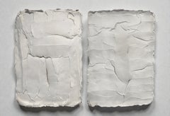 Ragisména serie Blanco M6 y M5, Díptico, Escultura Abstracta