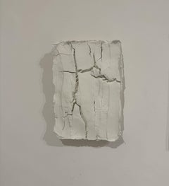 Ragisména series White M7, Abstract Wall Sculpture