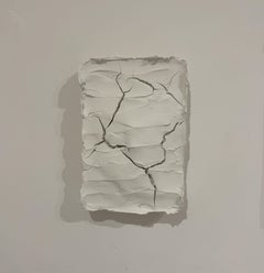 Ragisména series White M8, Abstract Wall Sculpture