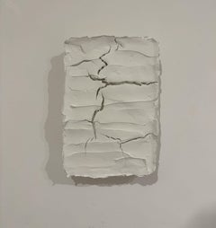Ragisména series White M9, Abstract Wall Sculpture