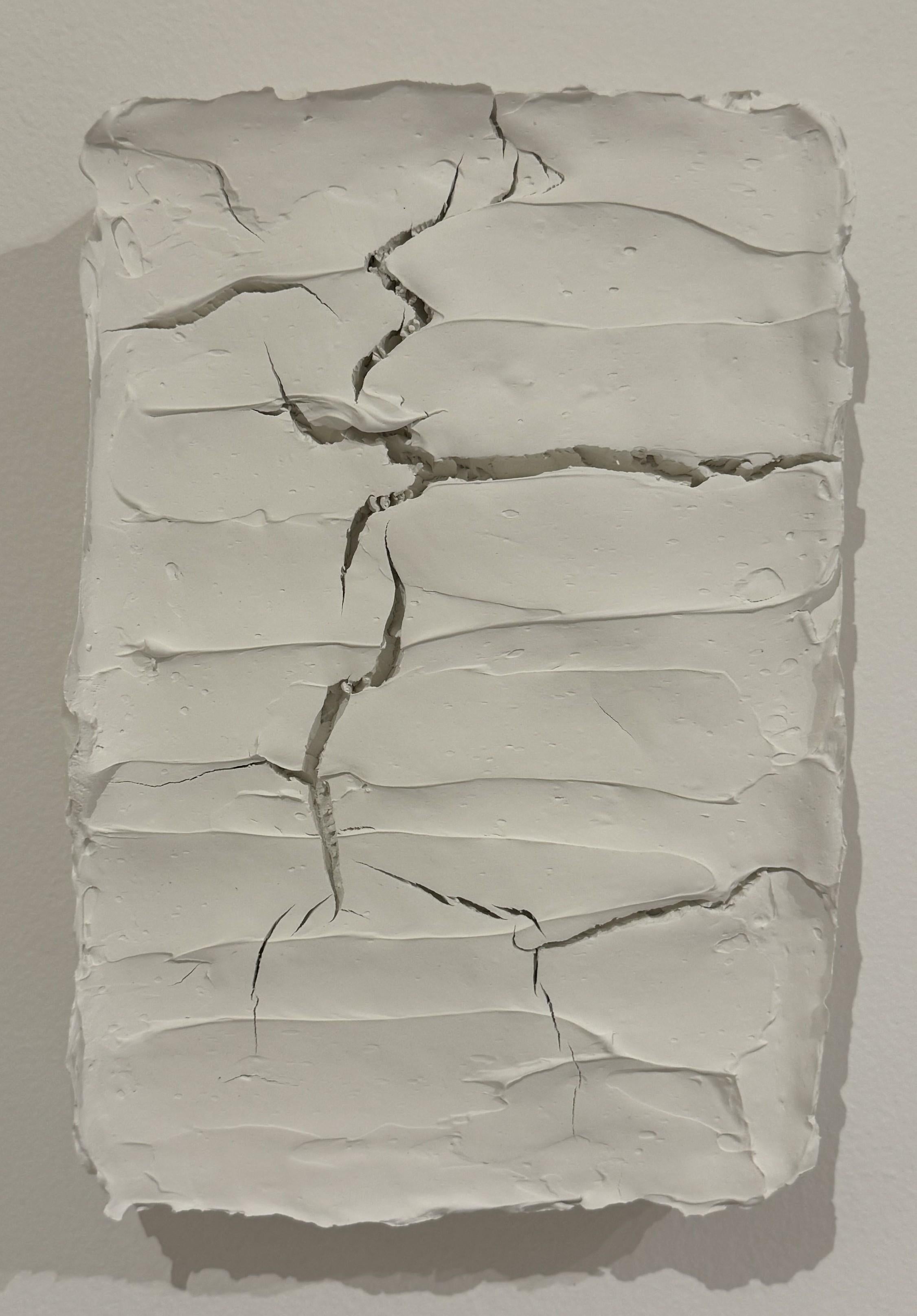 Ragisména series White M9, Abstract Wall Sculpture