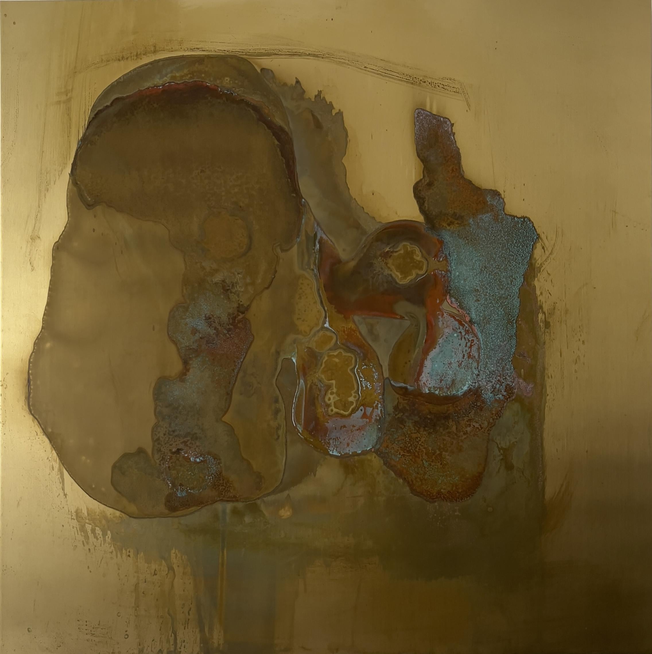 Umbra series 13 and 14, Diptych. Abstract Wall Sculpture - Brown Abstract Sculpture by Rodrigo Zuliani Hauck Zampol