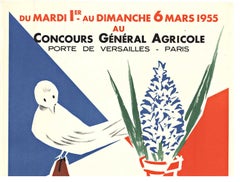 Original 'Exposition Florale de Printemps' vintage French poster