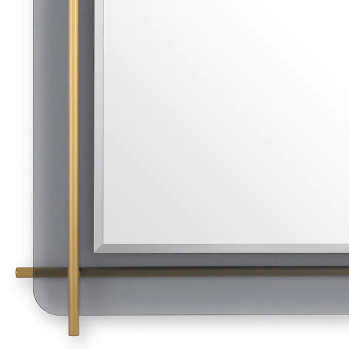 Chinese Rods Square Mirror For Sale