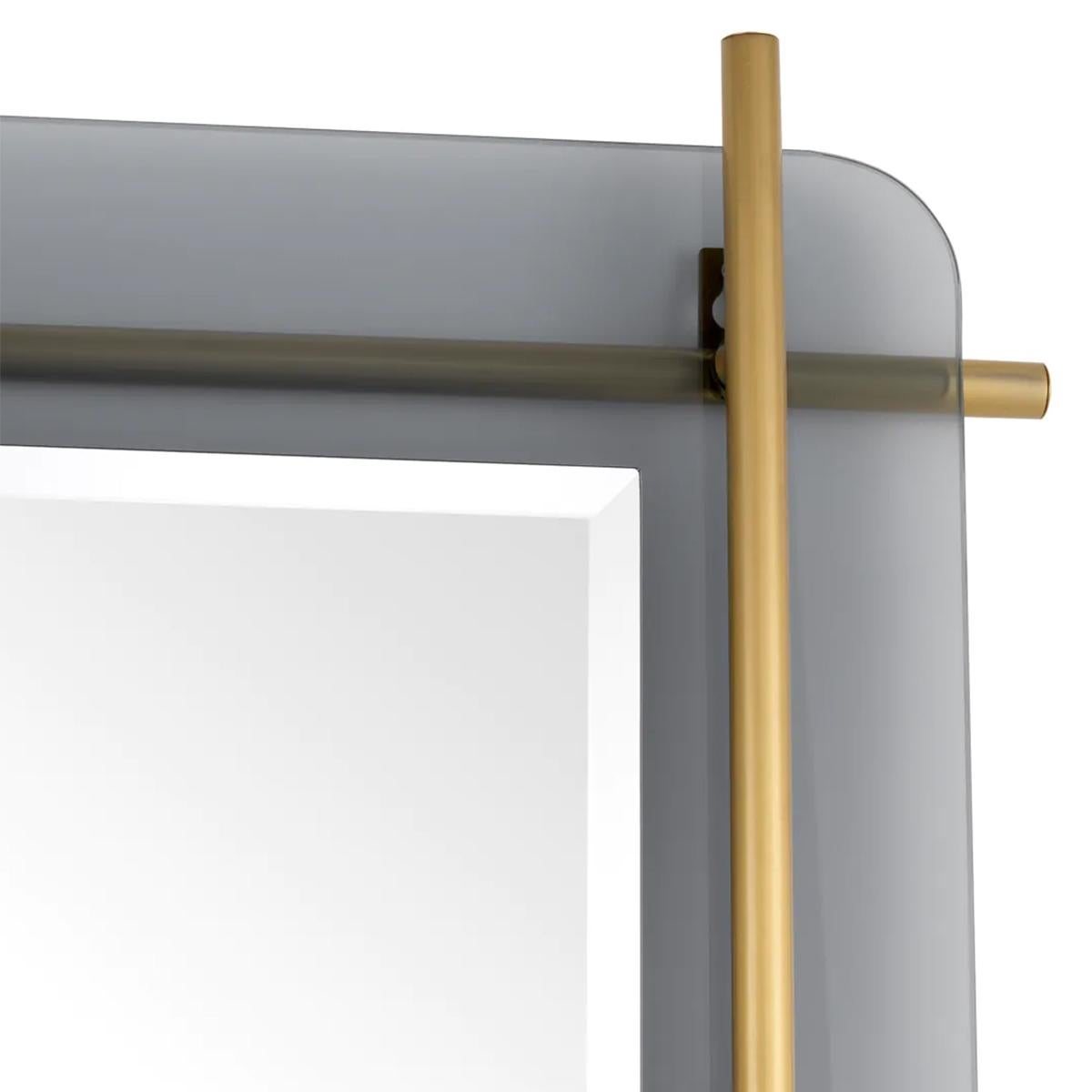 Rods Square Mirror In New Condition For Sale In Paris, FR