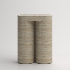 Rods Travertine Console Table