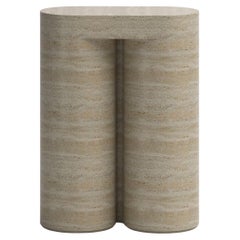 Rods Travertine Console Table