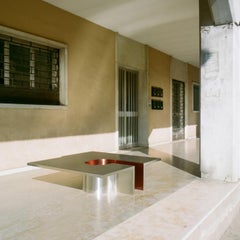 Roe Coffee Table in Satin stainless-steel by Andrea Tognon for Mingardo