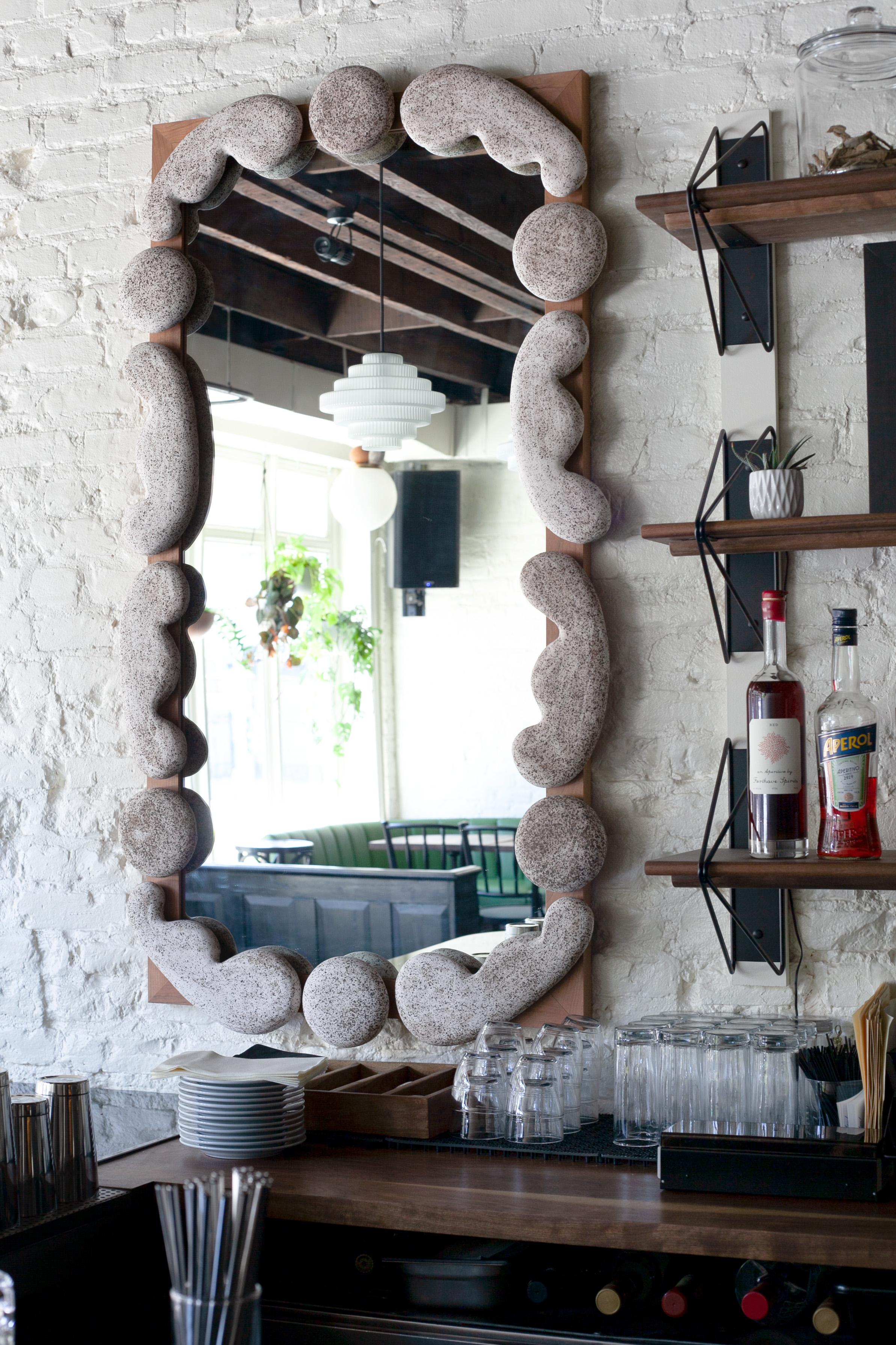 Roebling Wall Mirror In New Condition For Sale In Brooklyn, NY