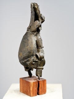 Roel D'Haese, "Il Gesto" Bronze-Skulptur aus verlorenem Wachs, ca. 1958