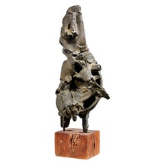 Roel D'Haese, "Il Gesto" Bronze-Skulptur aus verlorenem Wachs, ca. 1958