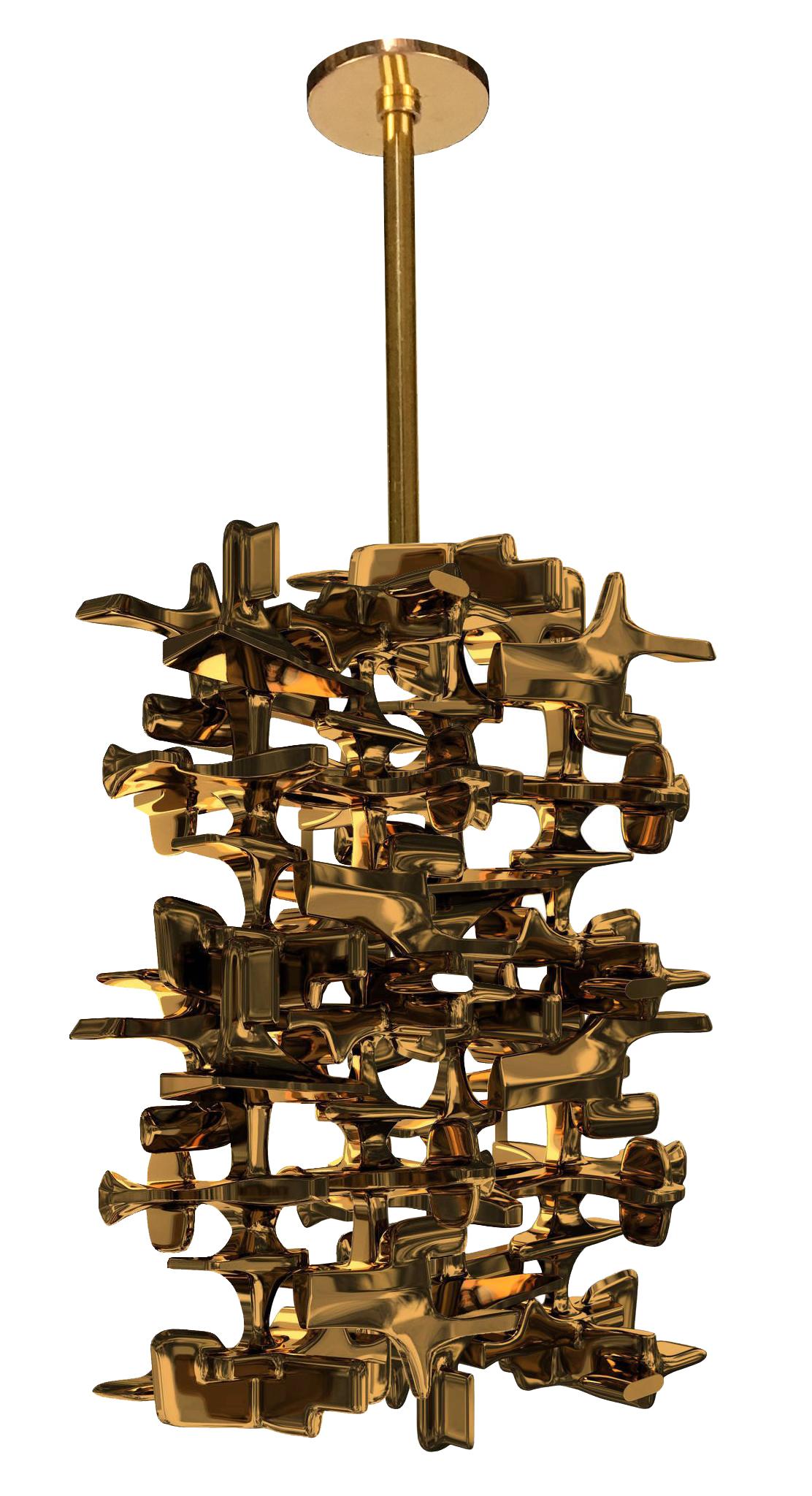 The Roen sconce by Craig Van Den Brulle.

Available in a high polish bronze or high polish aluminium.

Price is for a single sconce.