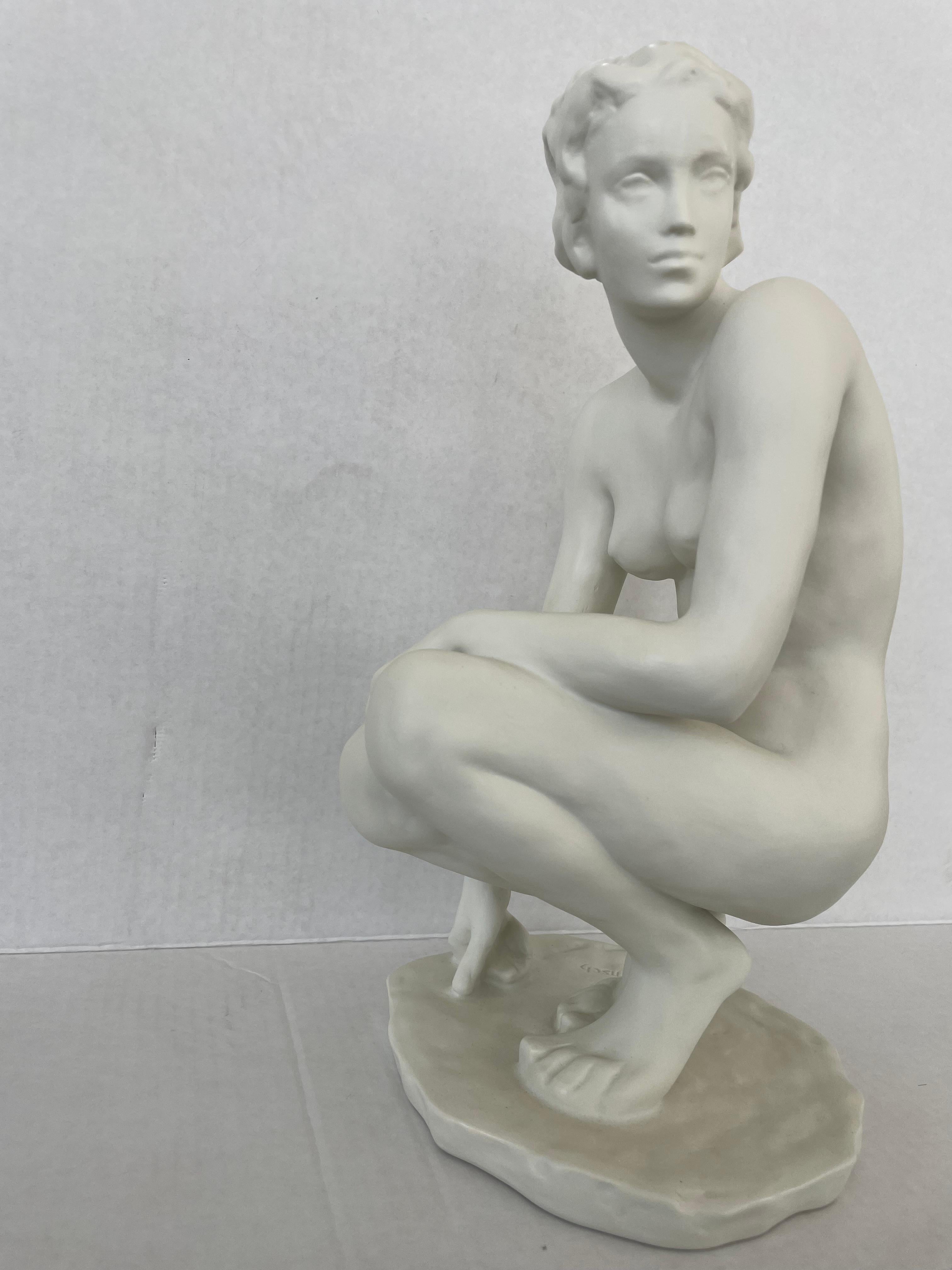 Molded Roenthal Figure of a Nude Female 
