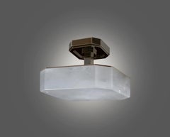ROF14 Rock Crystal Semi Flush Mount By Phoenix