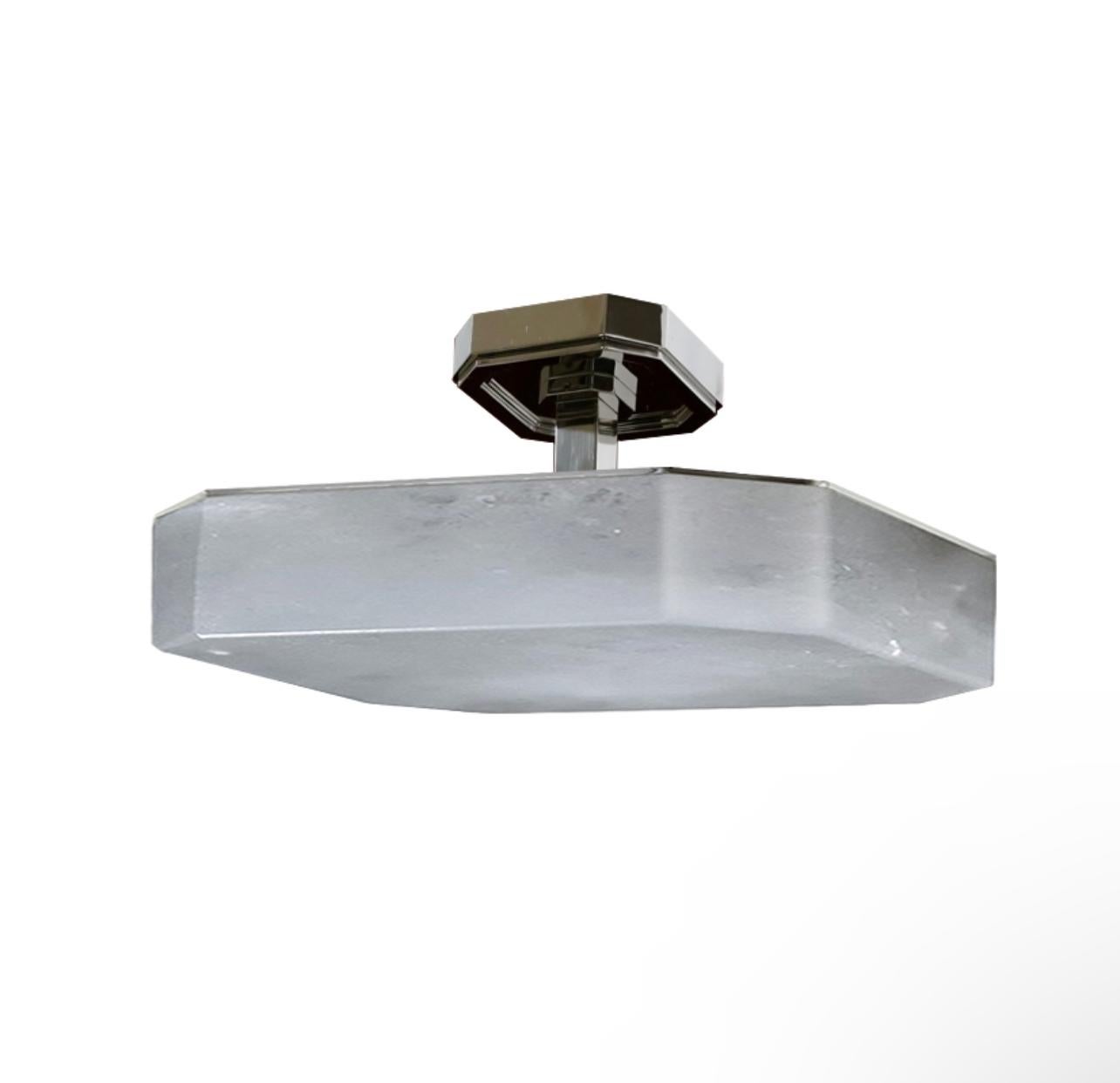 Contemporary ROF18 Semi Flushmount By Phoenix For Sale