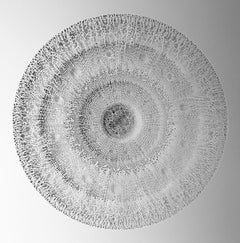 "Cut Mandala Variation", Hand Cut, Laser Cut Paper Wall Relief Sculpture