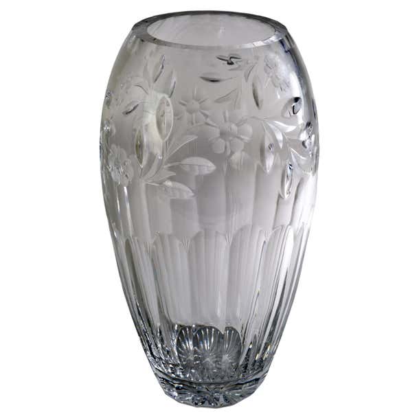 Rogaska Patterns Rogaska Crystal Vase For Sale at 1stDibs