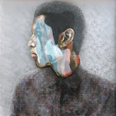 Javier II, Oil and Mixed on Resin Panel, Contemporary Art