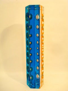 Rogelio Polesello Lucite Optical Art. Argentina 1973