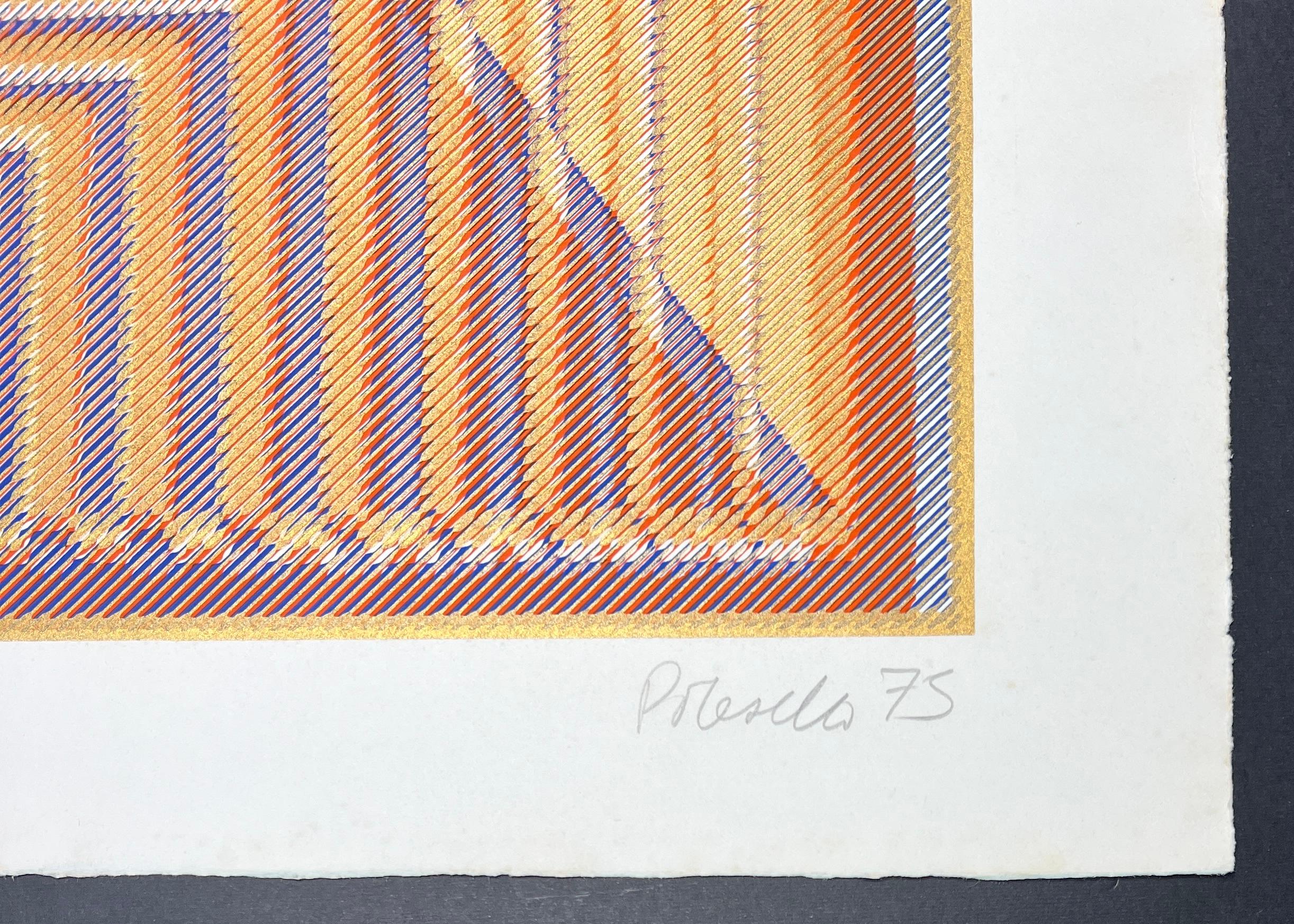 Rogelio Polesello(1939-2014) - Agata - Screen printing on BFK Rives paper - 1975 For Sale 2