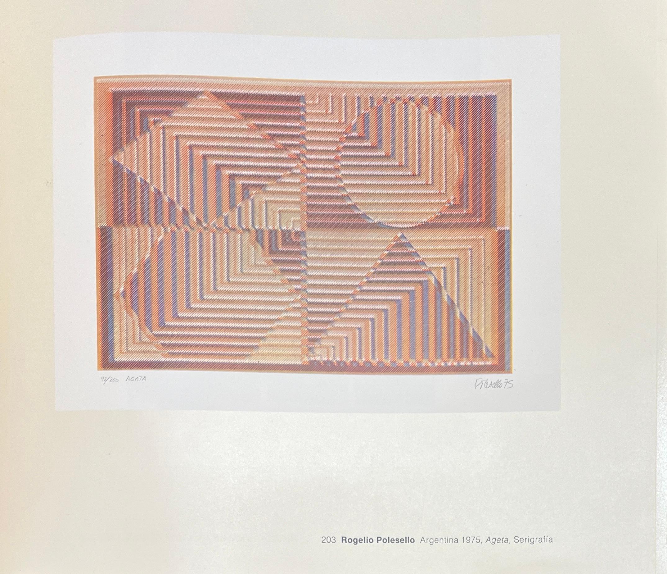 Rogelio Polesello(1939-2014) - Agata - Screen printing on BFK Rives paper - 1975 For Sale 7