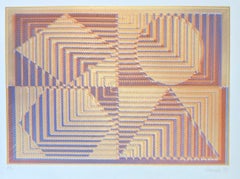 Rogelio Polesello(1939-2014) - Agata - Screen printing on BFK Rives paper - 1975