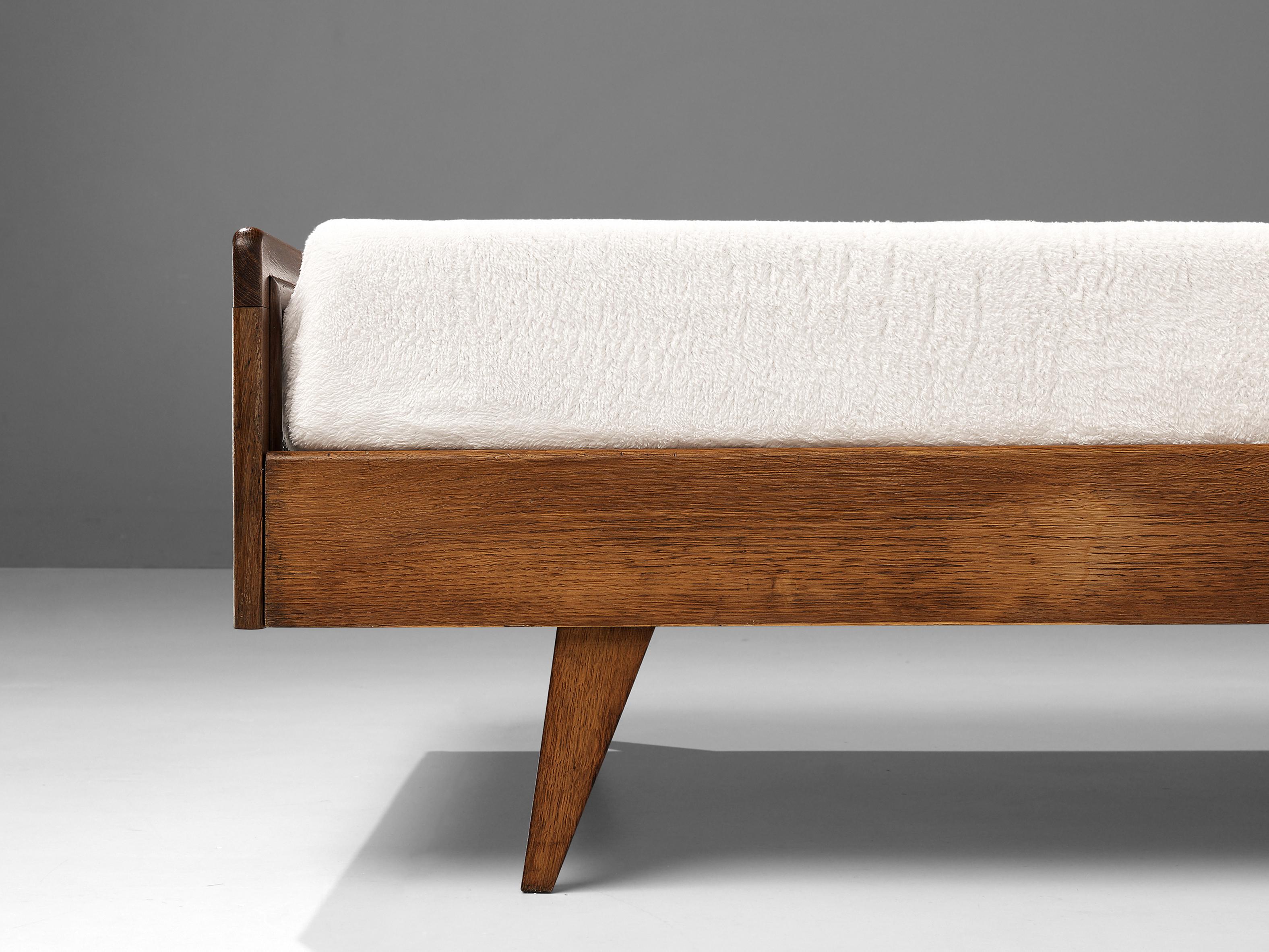 French Roger Landault Single Bed in Oak