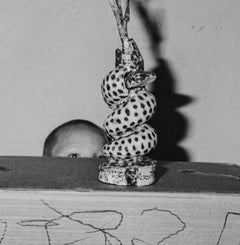 Hide and Seek – Roger Ballen, Black and White, Staged, Vintage Photography, Dog
