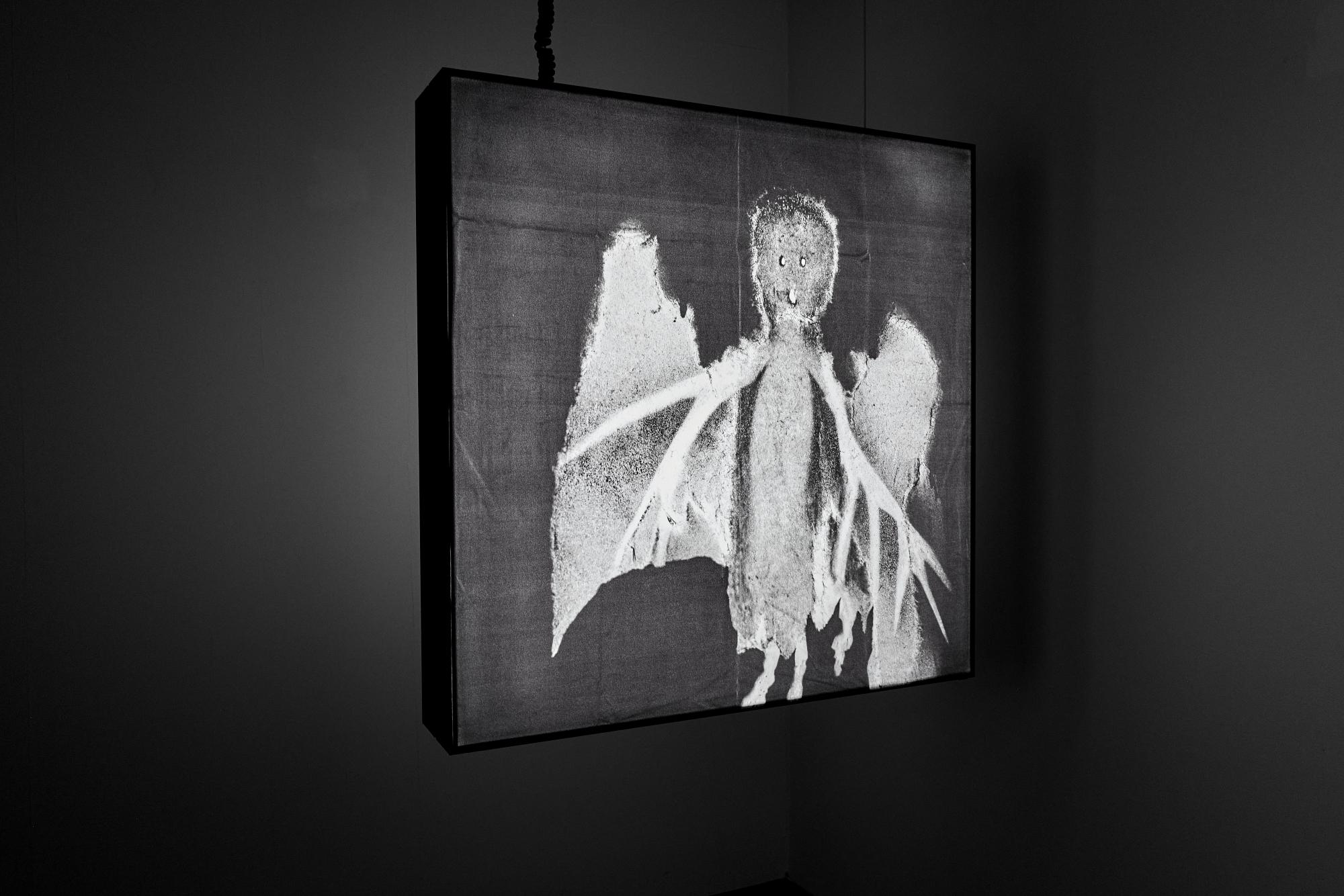 Muse – Roger Ballen, Black and White, Staged, Lightbox, Venice Biennale For Sale 1