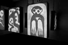 Waif - Roger Ballen, Contemporary, Abstract, Art, Lightbox, Venice Biennale