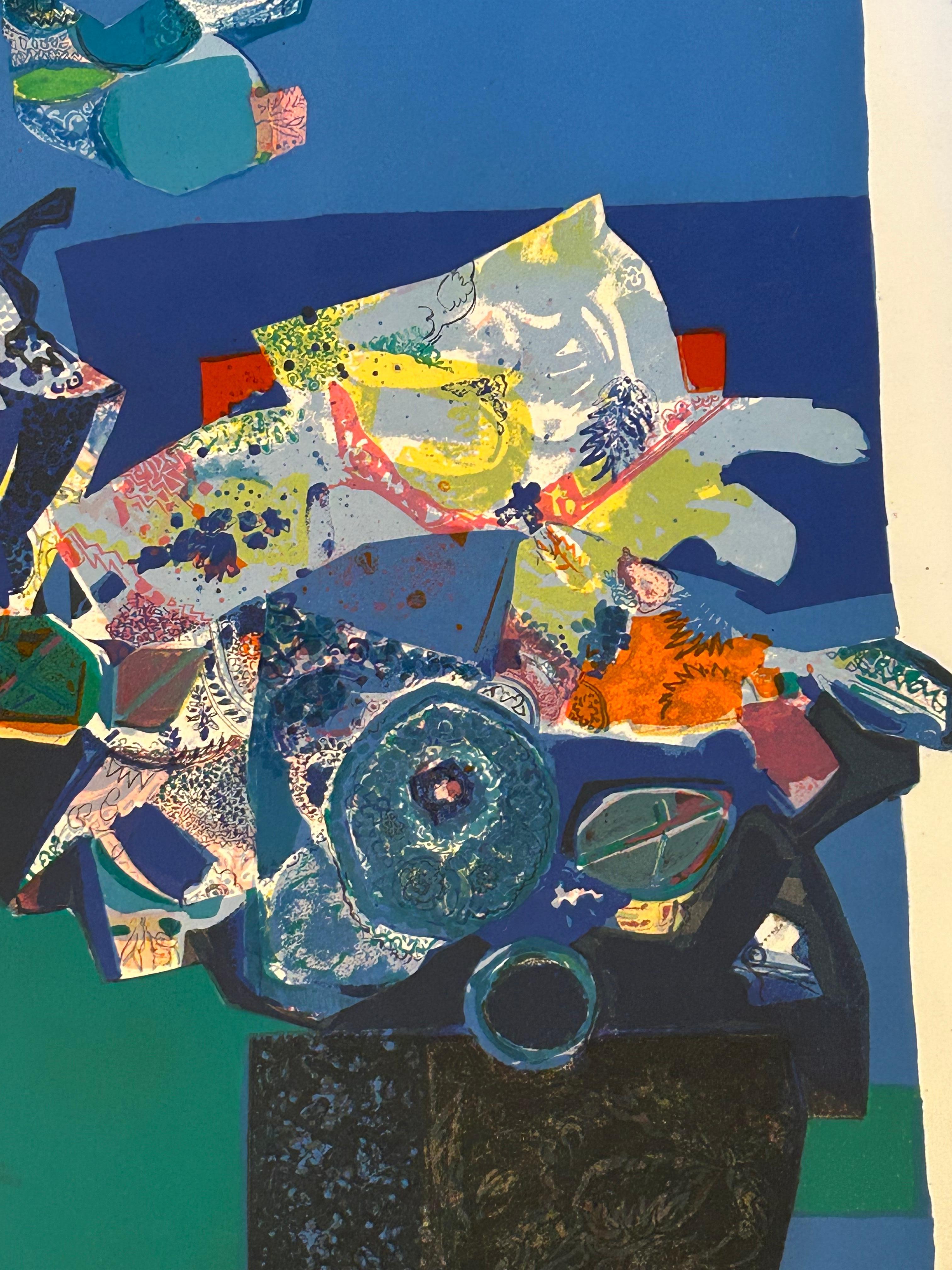 Milieu du XXe siècle Roger Bezombes Lithographie en édition limitée 