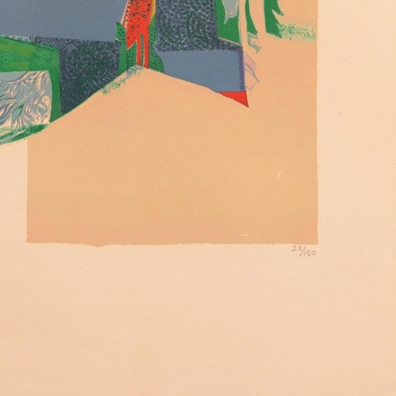 'Blue Fish', Musee National d'Art Moderne, Grand Prix de Rome, Salon d'Automne - Print Moderno di Roger Bezombes