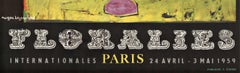 Florailes Internationales  Paris Original Vintage Poster