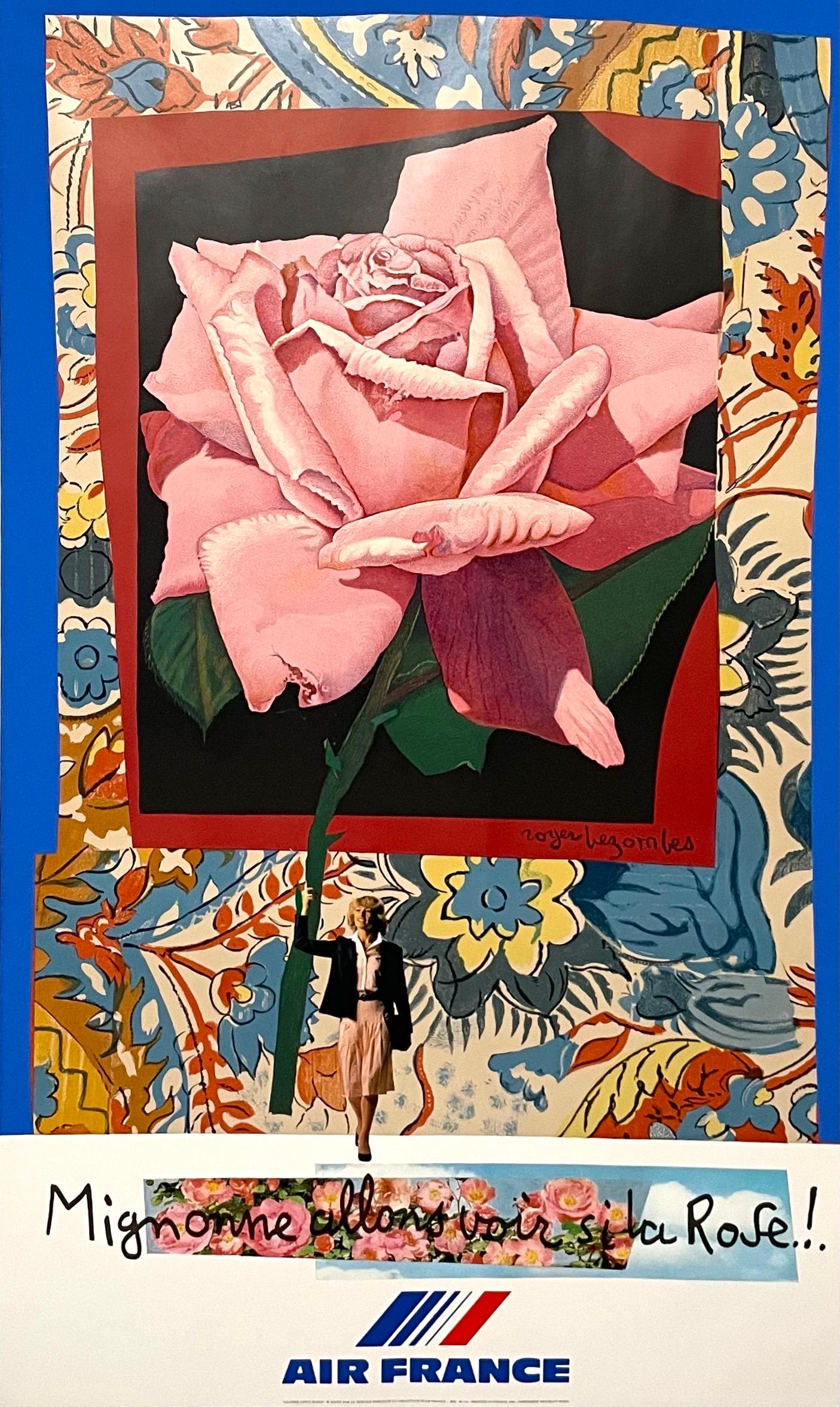 Vintage By Französisches Reiseplakat, Air france

Roger Bezombes
(1913-1994) Franzose
Bezombes war ein Maler, Bildhauer, Medailleur und Designer. Er studierte in Paris an der École des Beaux-Arts und wurde durch seine Freundschaft mit Maurice Denis