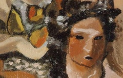 Nu Debout au Panier de Fruits - Modern, Figurative, Early 20th Century