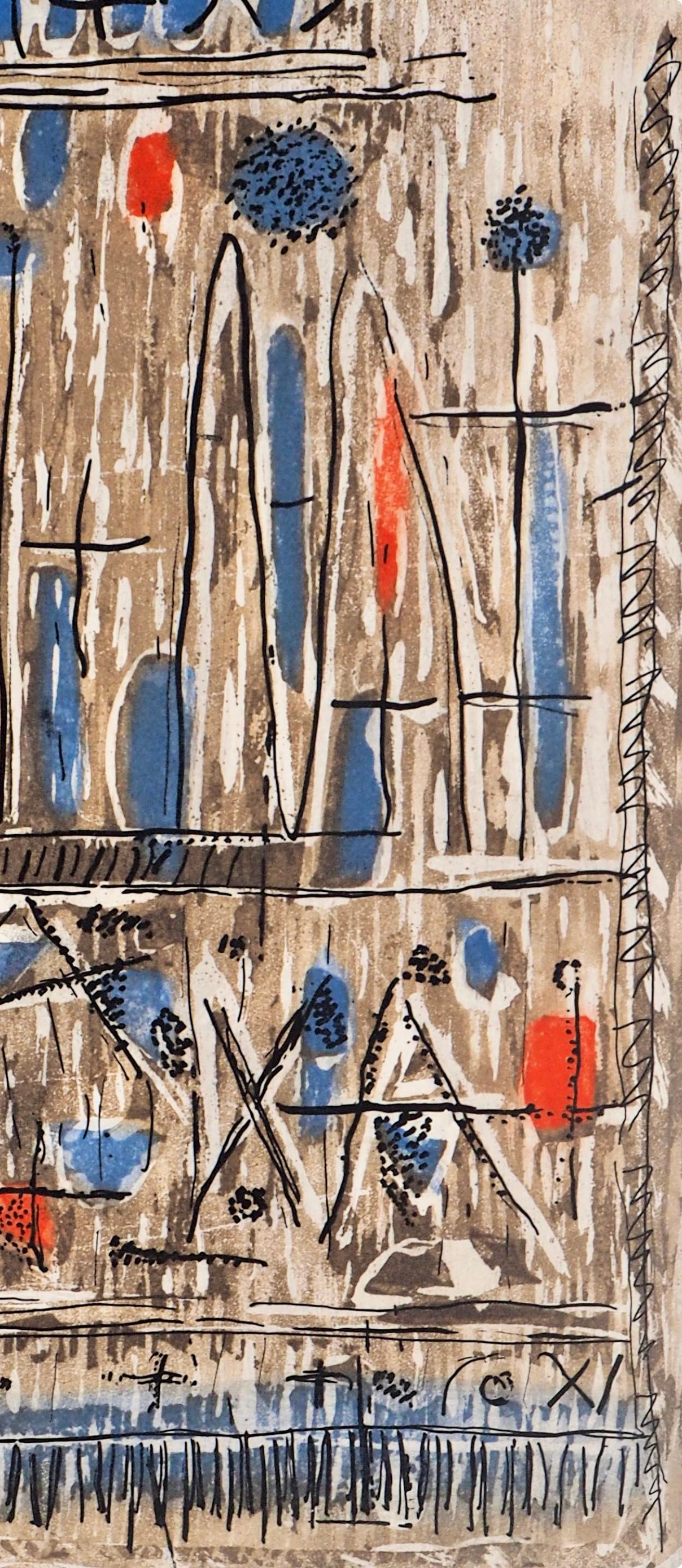 Centro, Paroles peintes I, Roger Bissière For Sale 2