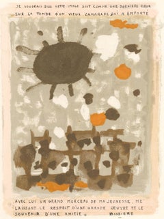 Sans titre, L'Hommage à Georges Braque, Derrière le miroir