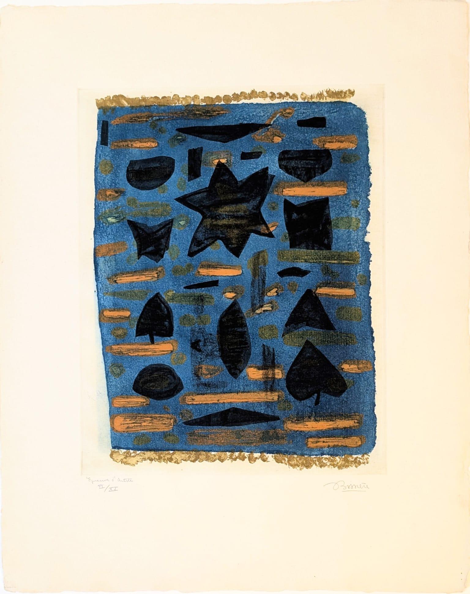 Roger Bissière Abstract Print - Star
