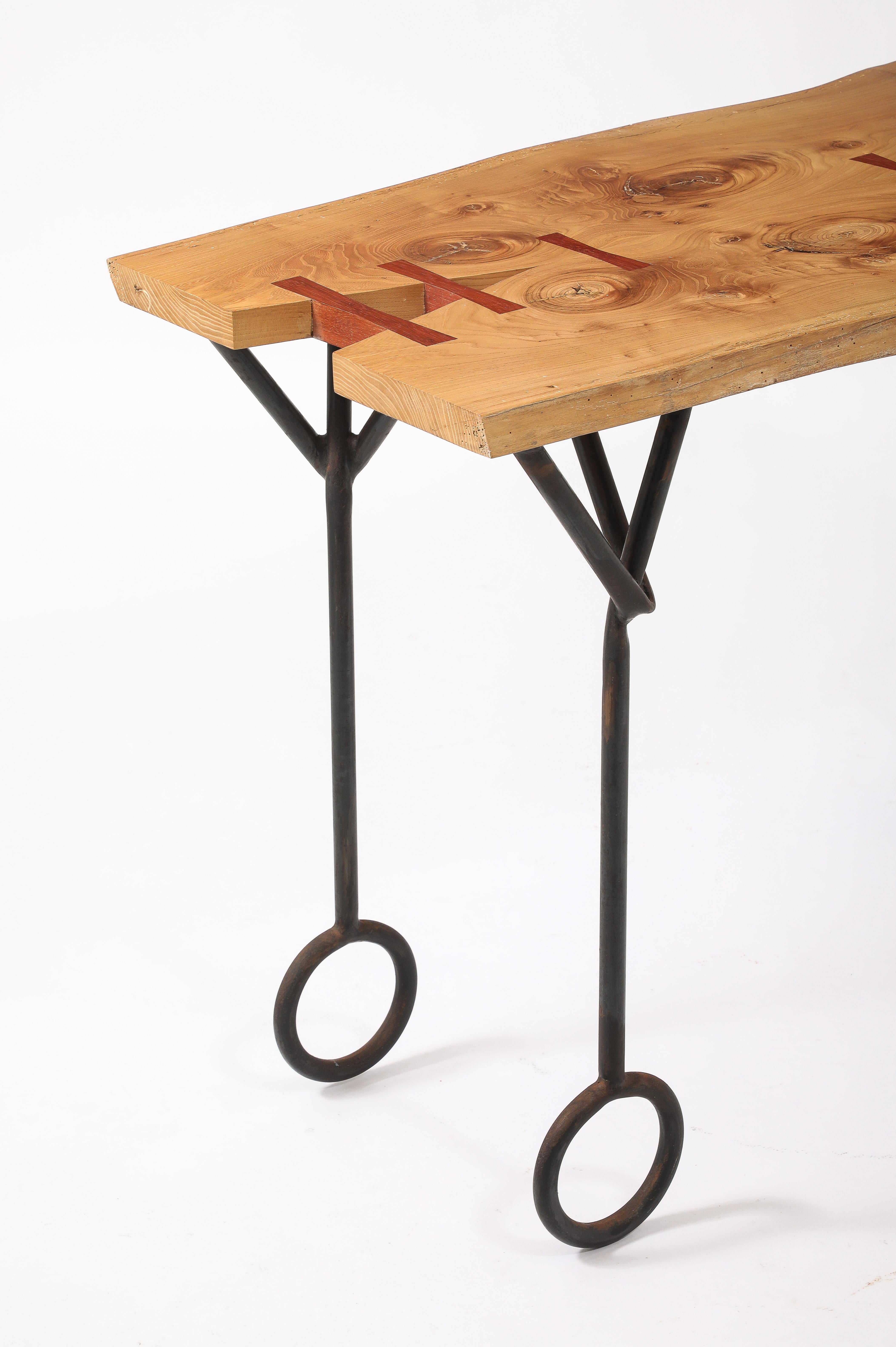 Roger Bouscayrol Console, France 1980's For Sale 4