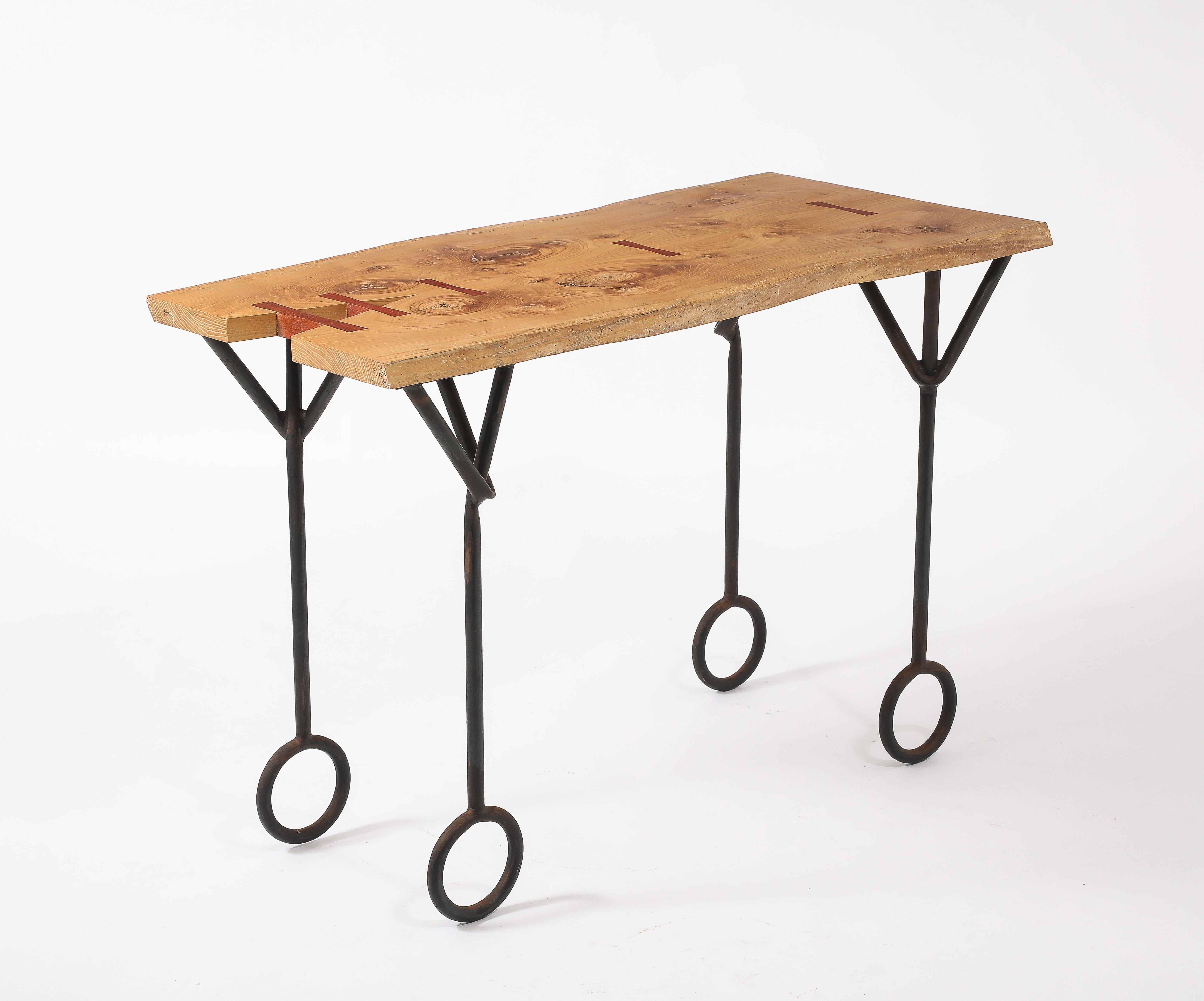 Roger Bouscayrol Console, France 1980's For Sale 3