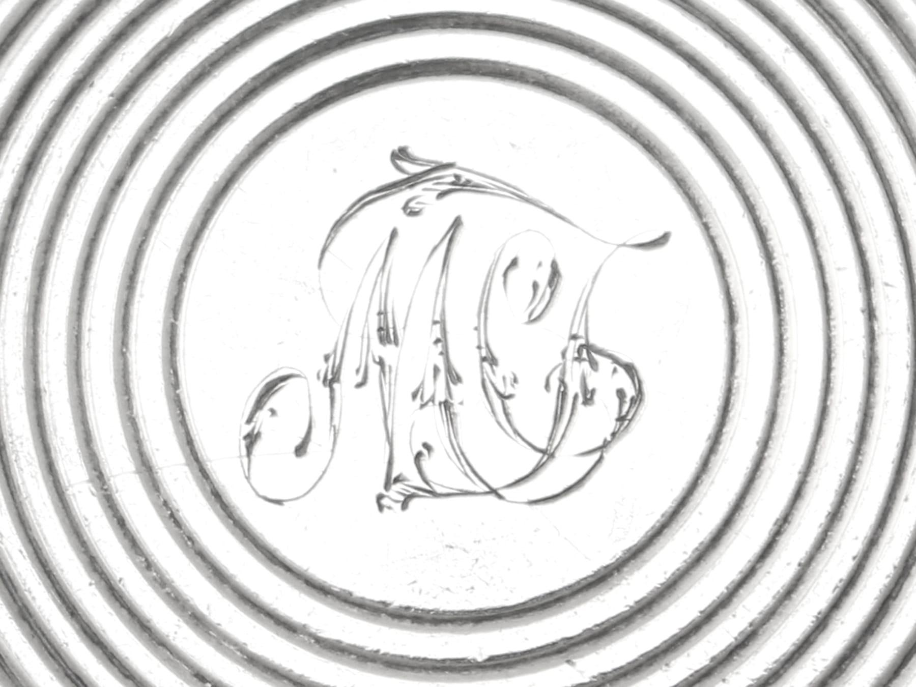 Roger Briggs Vinagrera georgiana de plata de ley de la década de 1790 finales del siglo XVIII en venta