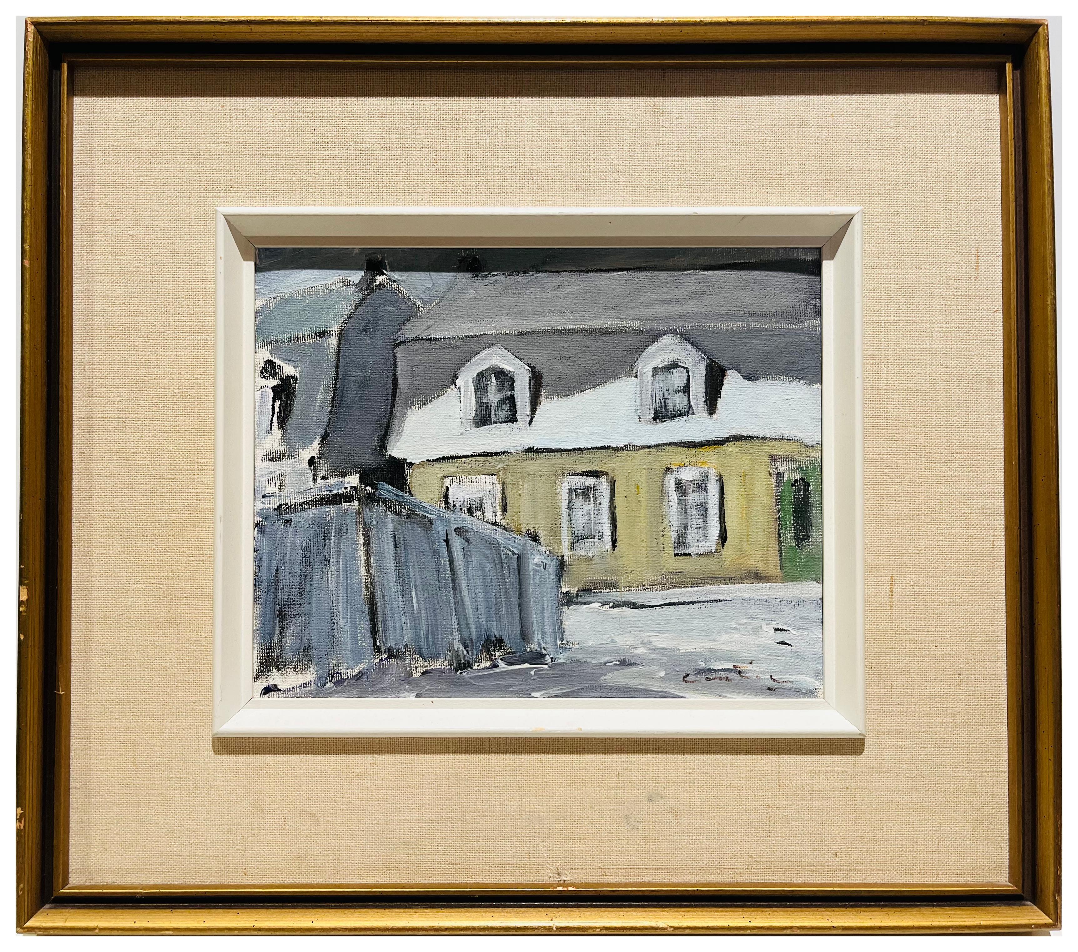 La Maison – Painting von Roger Cantin