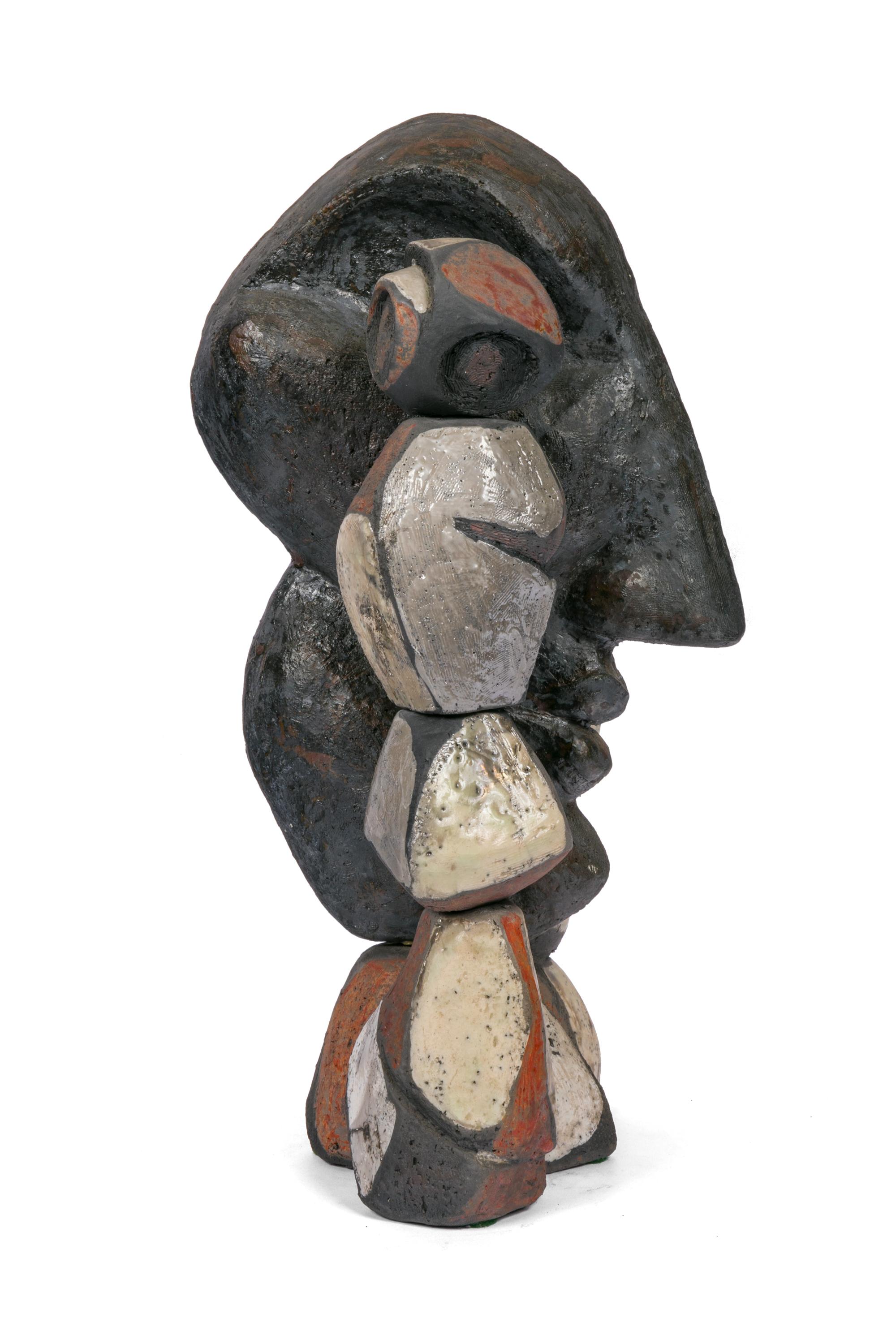 Abstract Ceramic Figural Sculpture, France 1990s (Französisch)