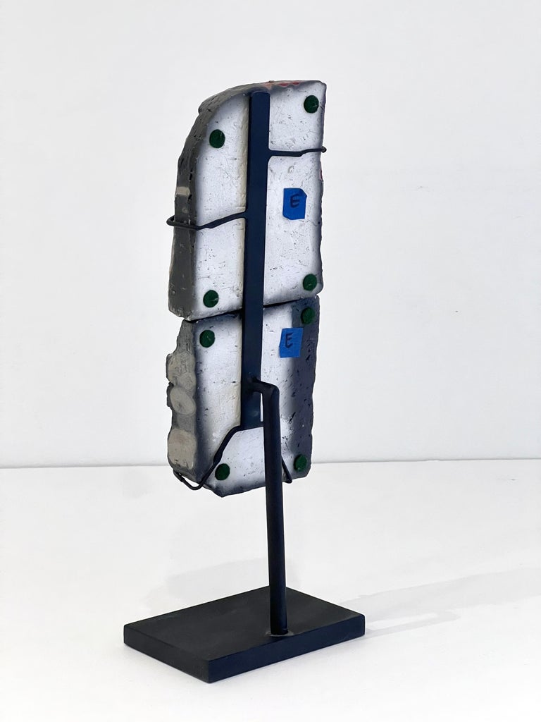 Roger Capron Abstract Ceramic Sculpture on Stand For Sale at 1stDibs