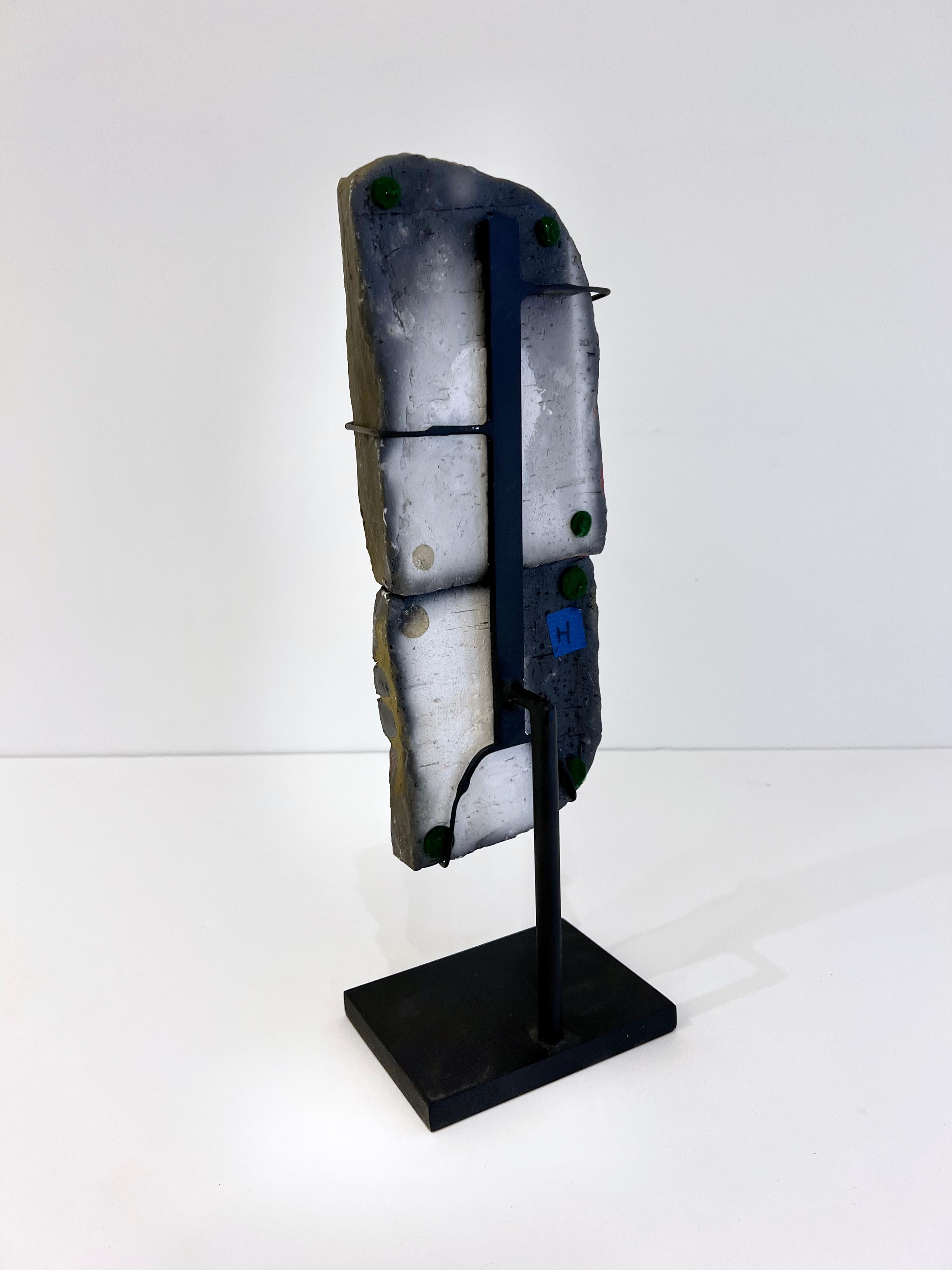 Roger Capron Abstract Ceramic Sculpture on Stand In Good Condition In New York, NY