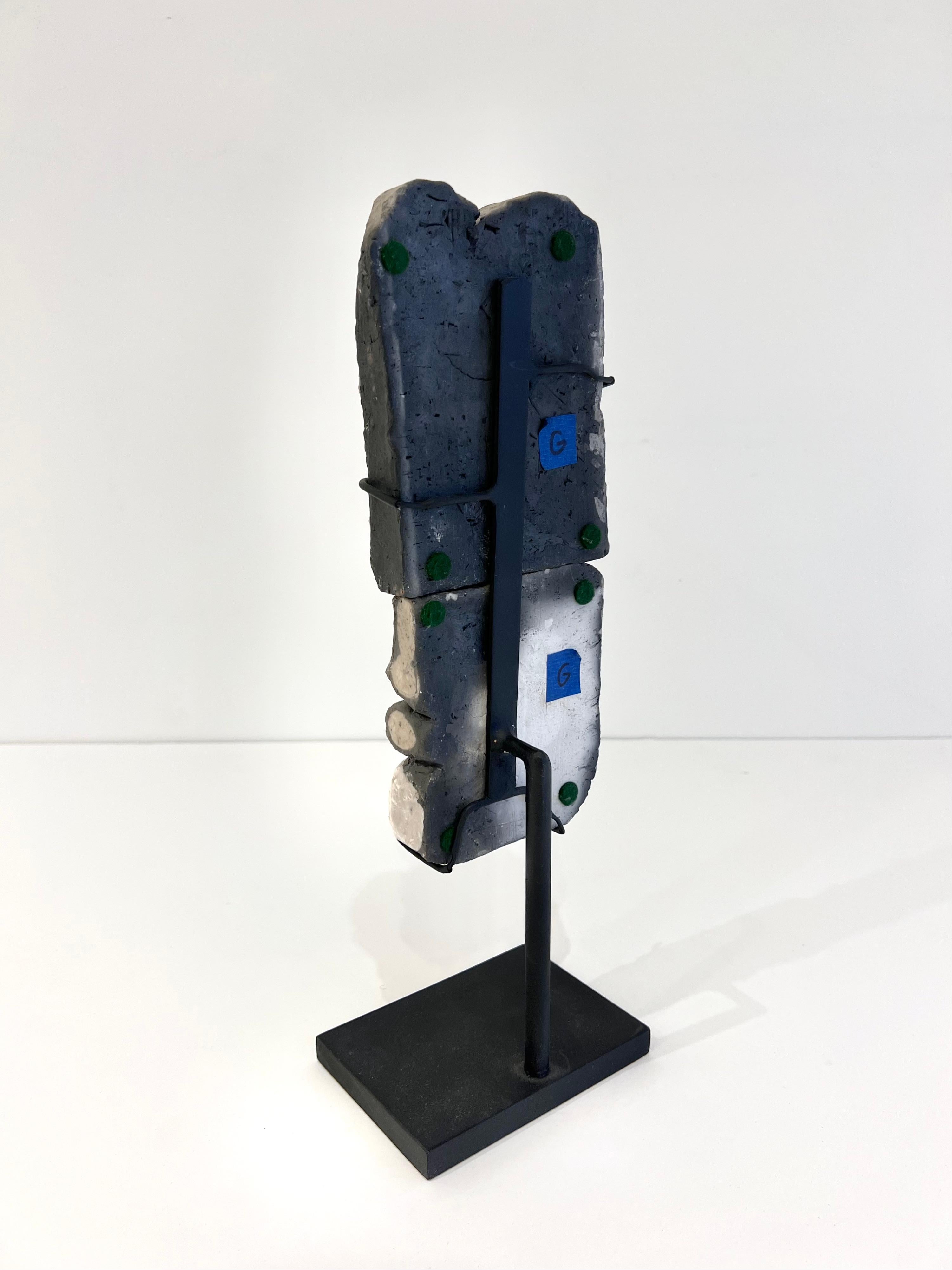 Roger Capron Abstract Ceramic Sculpture on Stand For Sale 1