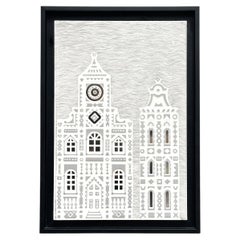 Roger Capron Art Tile, Textured Glaze, Prototype, Italy, 1980s